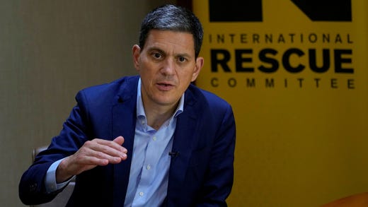 David Miliband, chef för hjälporganisationen International Rescue Committee.