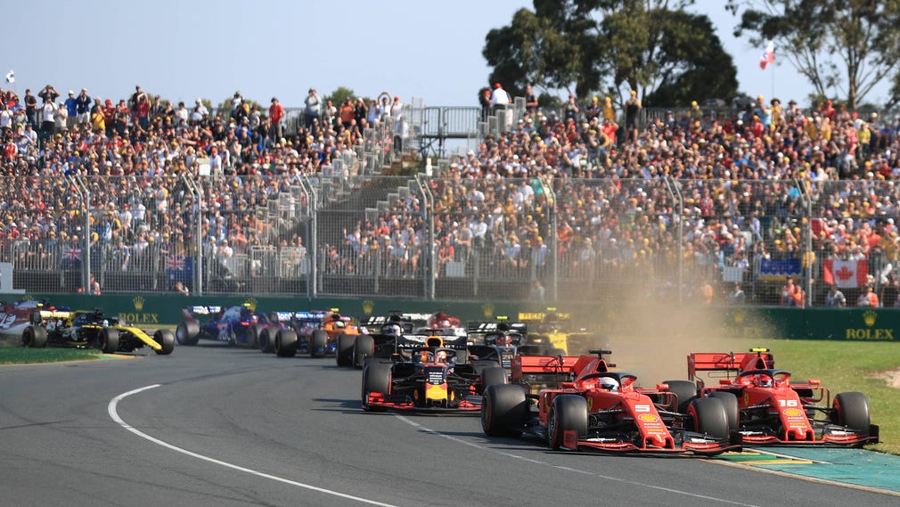 Formel 1-premiären i Melbourne 2019. 2020 ställdes loppet in. 2021 skjuts det fram.