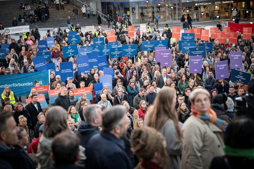 Det var stora protester mot det som kallades 