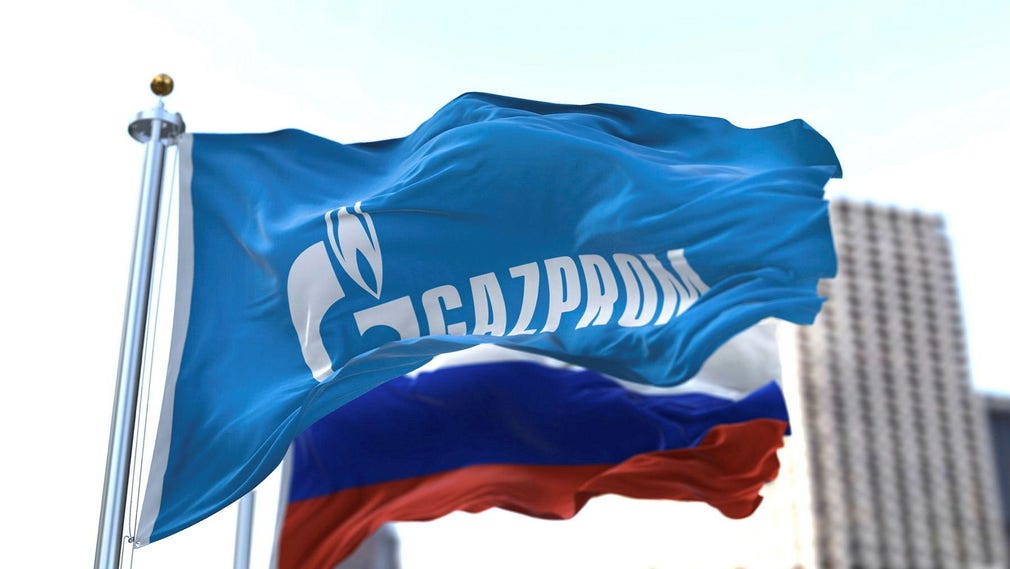 Ryska, statliga gasbolaget Gazprom säljer gas till Europa för omkring 200 miljoner dollar per dag.