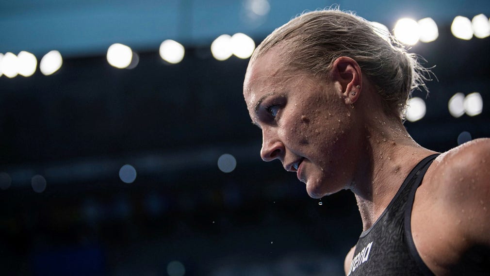 Sarah Sjöström var ovan vid känslan att bara bli sjua i en stor final.