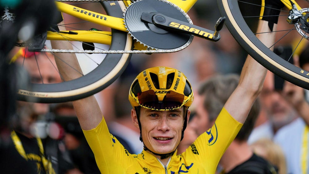 Danske stjärnan kör Tour de France trots krasch