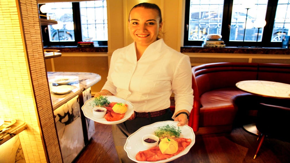 Brasserie Cuvilliés i hotellet Rosewood Munich blandar tysk husmanskost med sydeuropeiska klassiker. På kort tid har det blivit en populär krog.