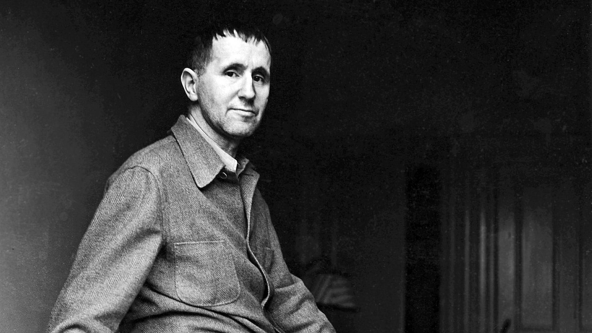 Bertolt Brecht porträtterad 1937.