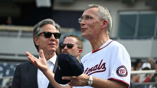 U.S. Secretary of State Antony Blinken and NATO Secretary General Jens Stoltenberg opened the NATO summit by watching a baseball game on Monday.