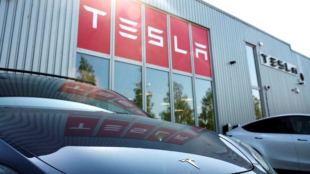 Försäljningsras för Tesla