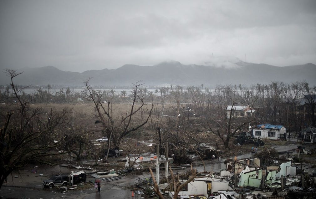 Tacloban på tisdagen.