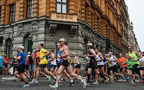 Stockholm marathon i fjol.