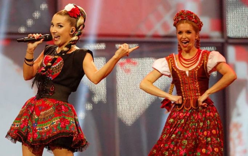 Polska Donatan & Cleo sjöng om slaviska kfvinnor i "My slowanie"