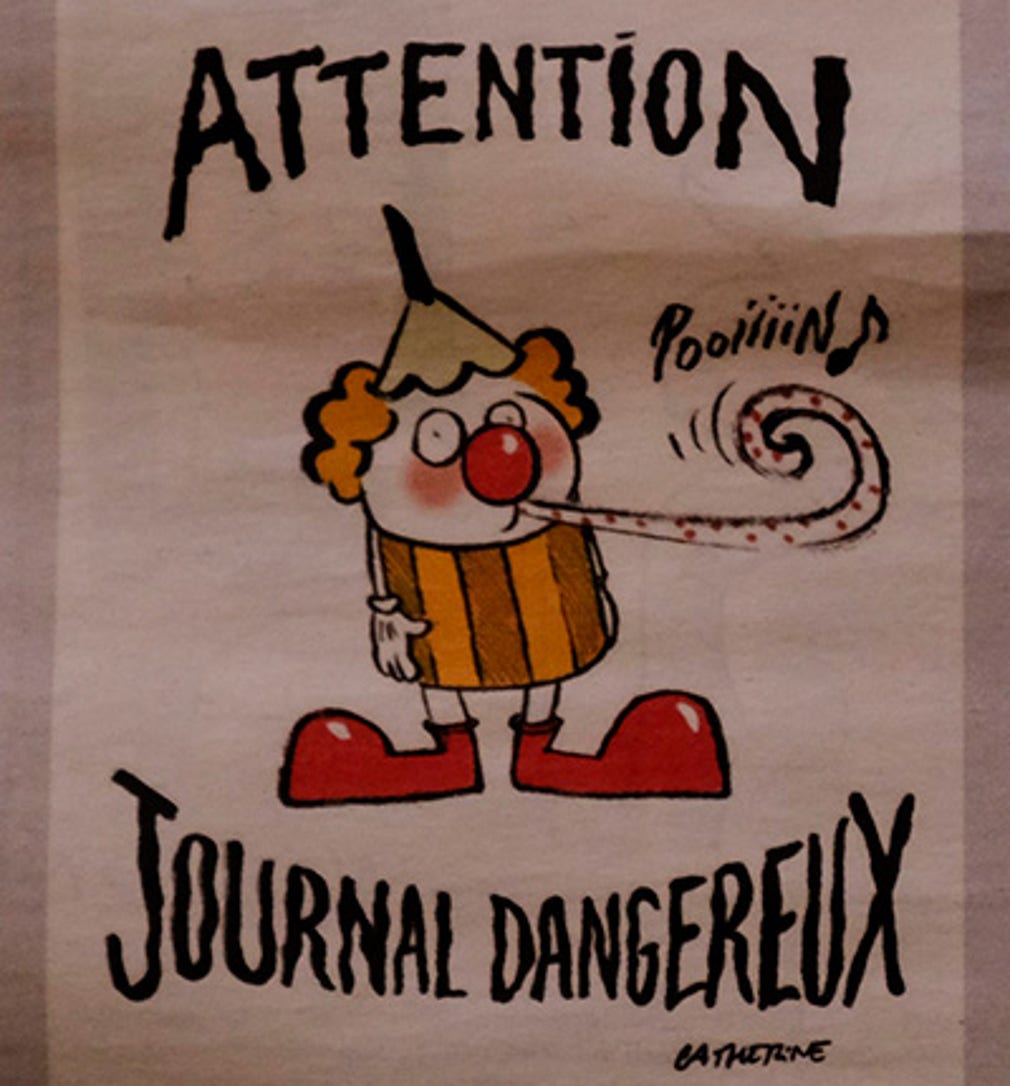 ”Varning farlig tidning”