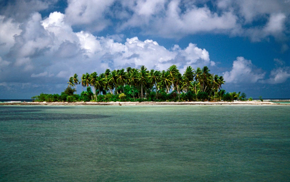 Kiribati hotas av höjd havsnivå.