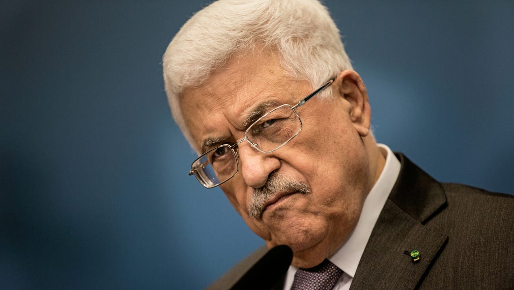 Mahmoud Abbas, Palestinas president: ”Jag hoppas på fred (i Mellanöstern) under Trumps mandatperiod”.