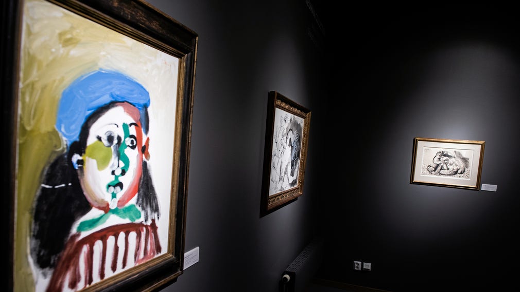 Picassoverk auktionerades ut i Uppsala för rekordsummor.