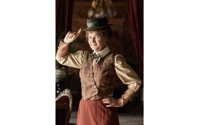 Sissela Kyle spelar Dagmar Friman, en av de driftiga kvinnor som 1905 startade butiken Svenska Hem, som står i centrum i den kommande tv-serien ”Fröken Frimans krig”.