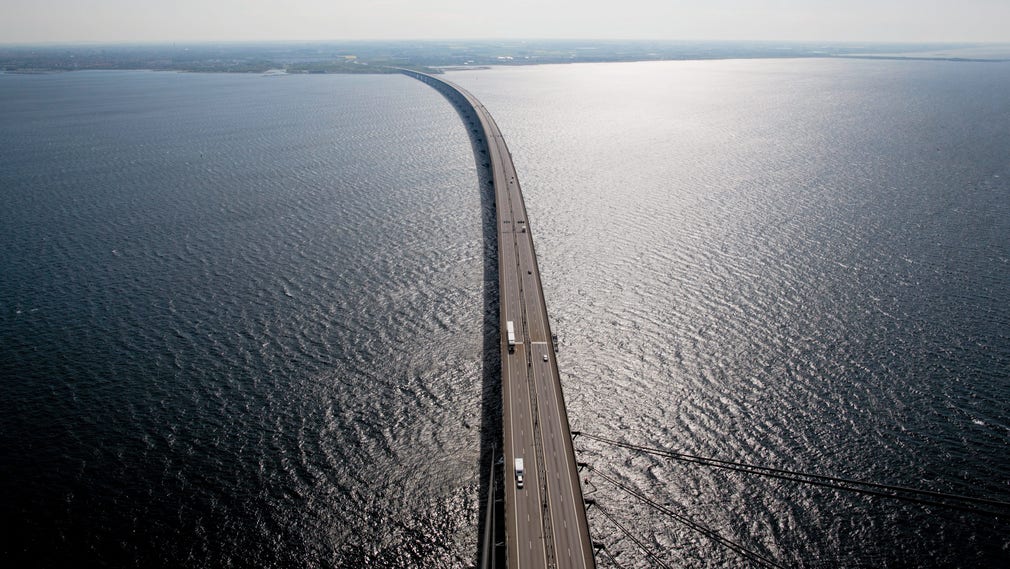 Öresundsbron, den hårdbevakade vägen in i Sverige.