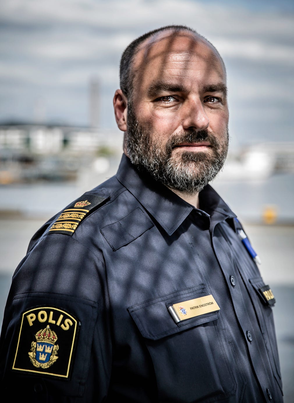 Patrik Engström, gränspolischef med historiskt uppdrag.