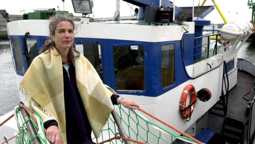 Rebecca Gomperts grundade Women on Web och initierade den omtalade "abortbåten" som åkte till Irland för att hämta kvinnor och genomföra aborter på internationellt vatten. Arkivbild.