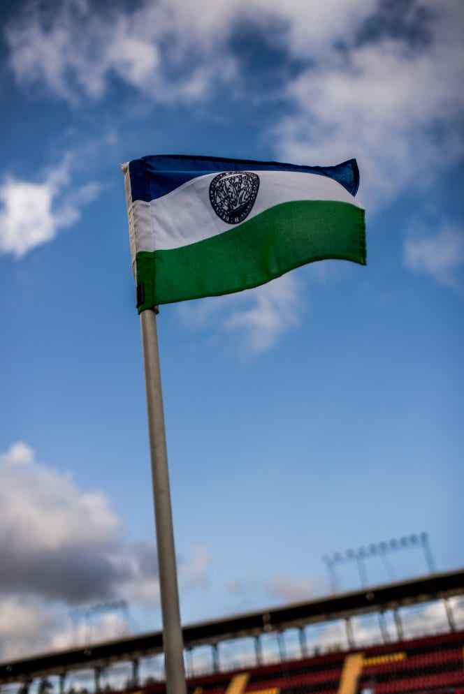 Republiken Jämtlands flagga.