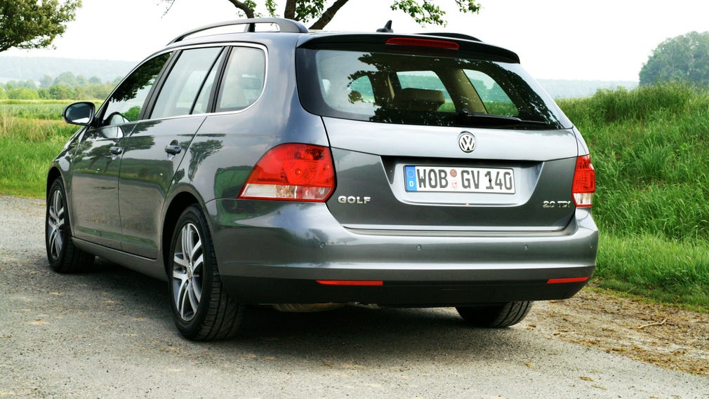 Volkswagen Golf Variant under provkörning i Tyskland 2007.