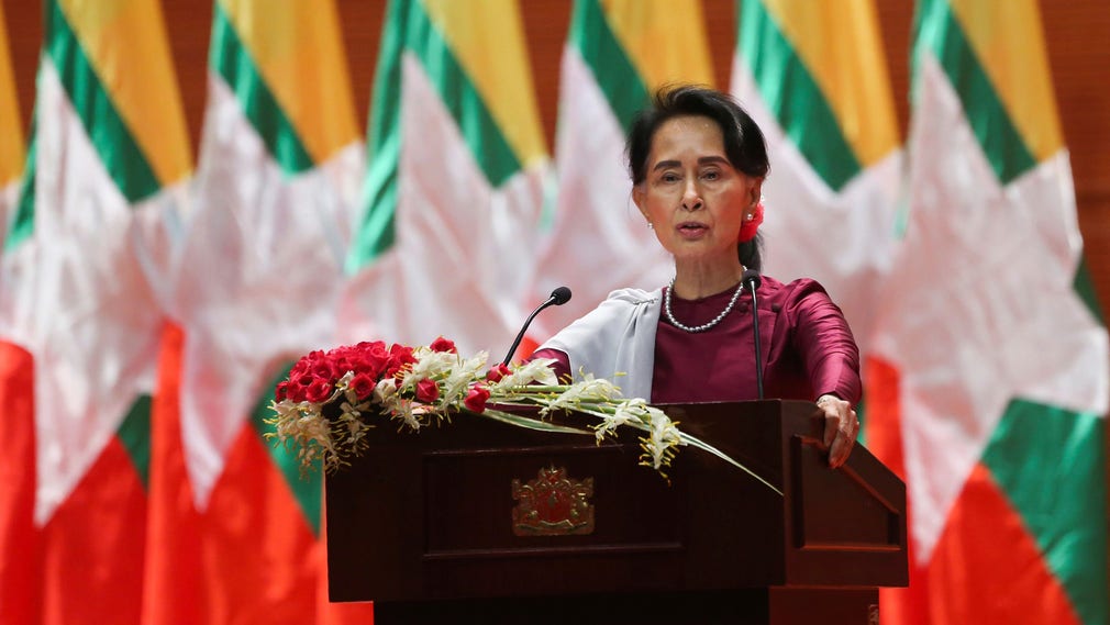 Aung San Suu Kyi nämnde ordet rohingya en enda gång.