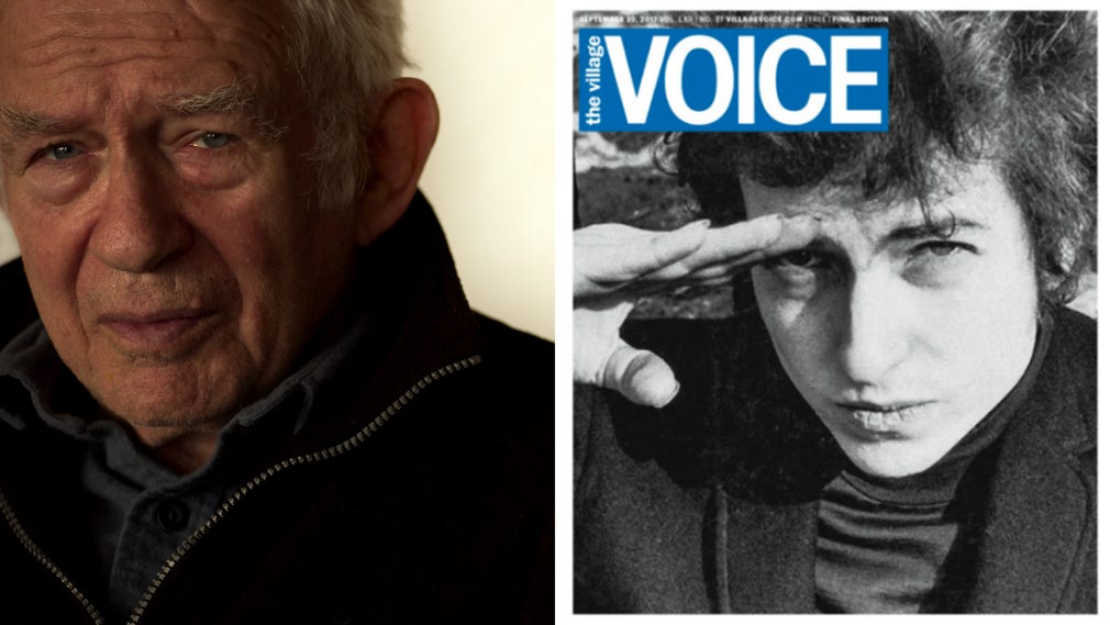 Författaren Norman Mailer var med och grundade The Village Voice. Nu läggs tidningen ned.