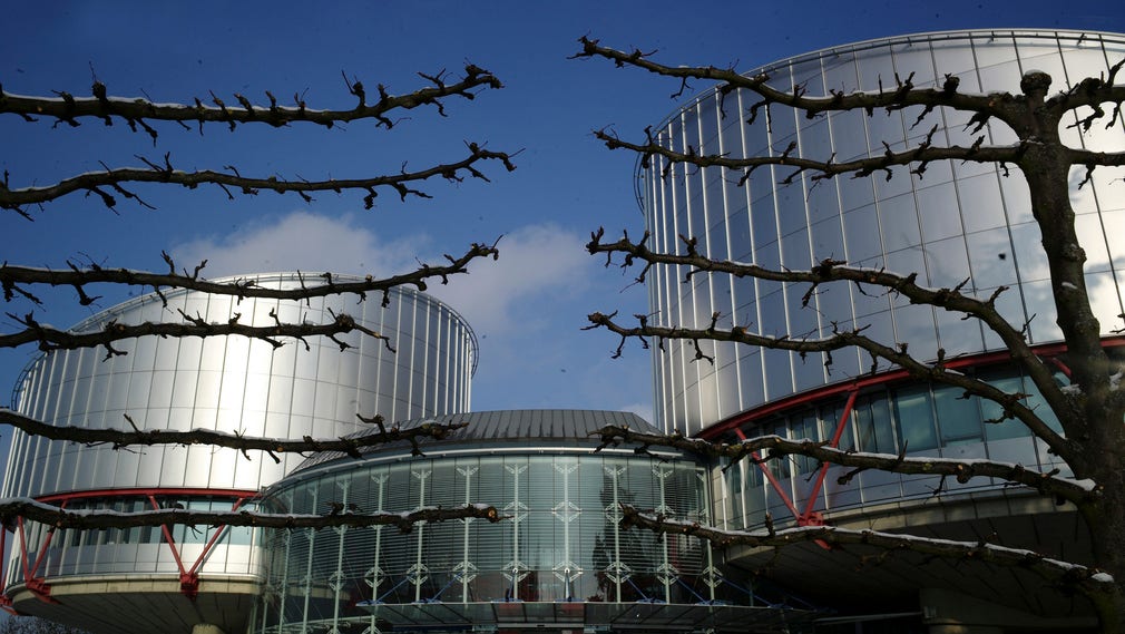 Europadomstolen i Strasbourg. Arkivbild.