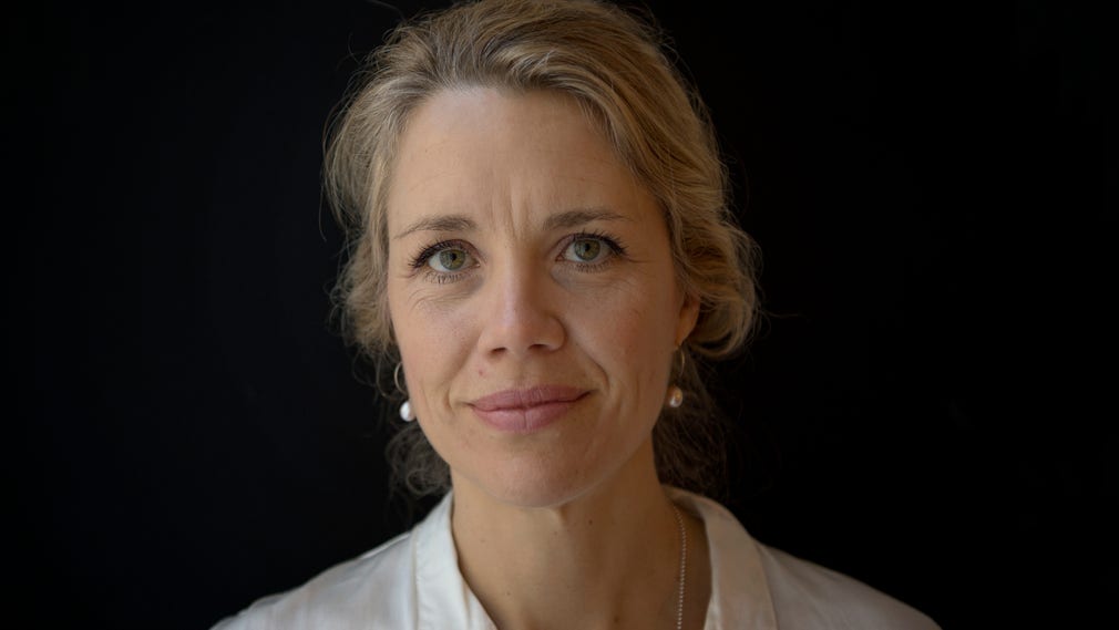 Mia Ahlberg, ordförande för Barnmorskeförbundet.