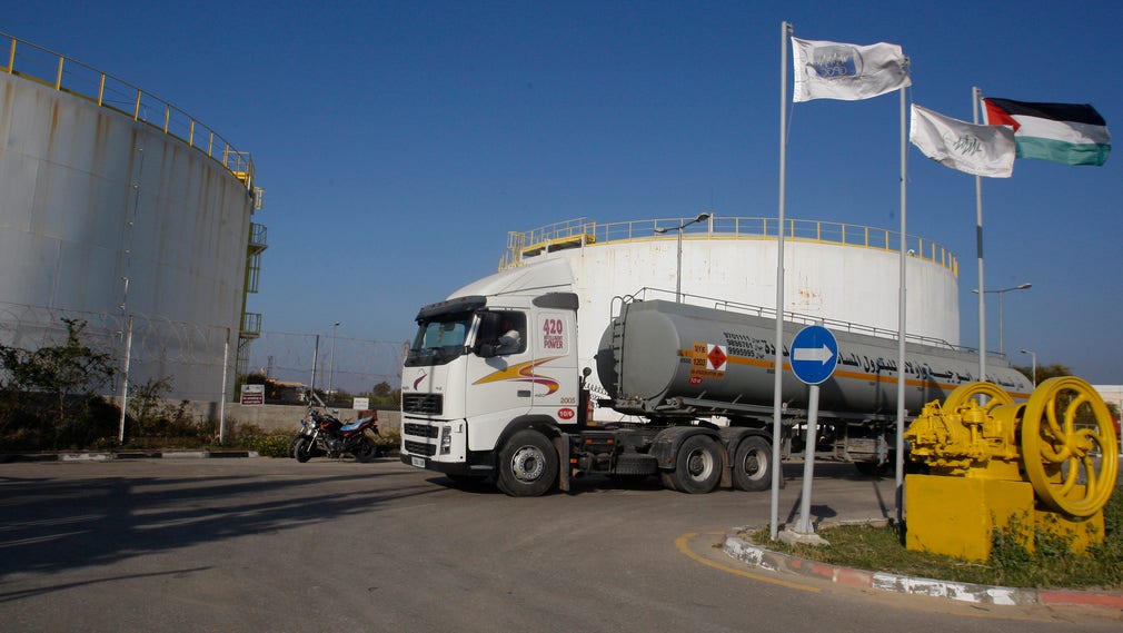 Israel är den största men inte enda leverantören av dieselolja till kraftverket i Gaza. Arkivbild.