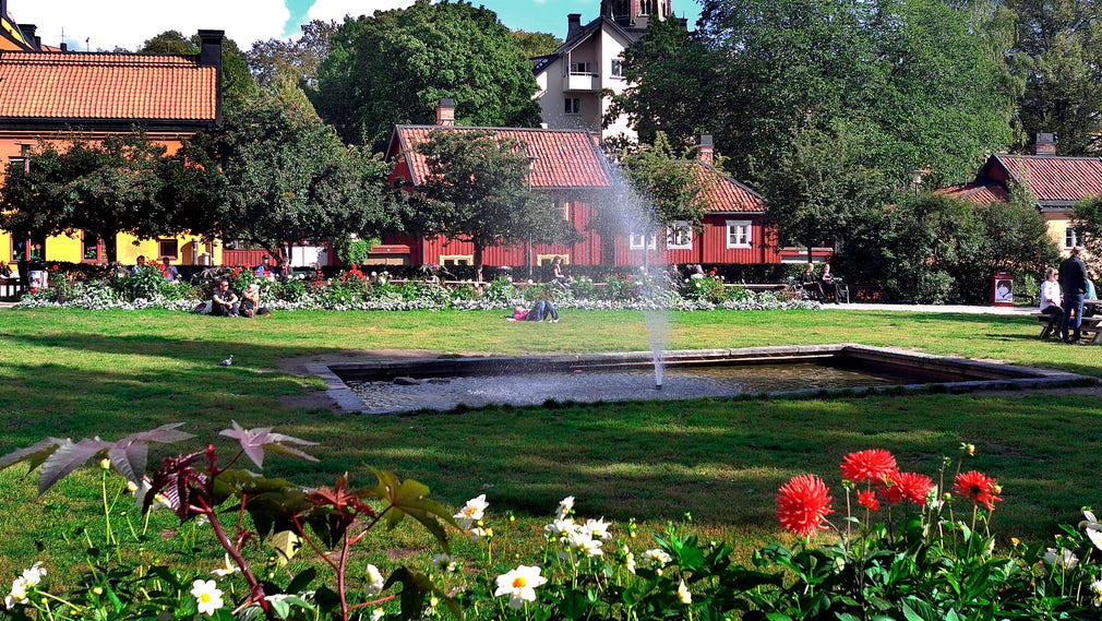 Nytorgsfontänen är en bubblare för att bli populär bland Södermalms fontän- och fotbollshipsters.