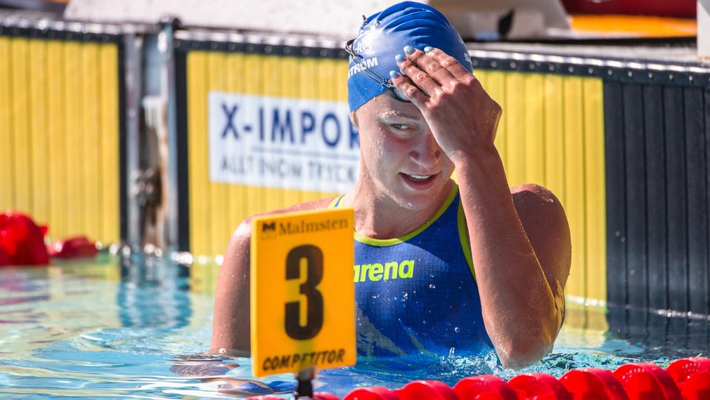 Sarah Sjöström simmade hem sitt andra guld i årets SM när hon på fredagen vann 50 meter frisim.