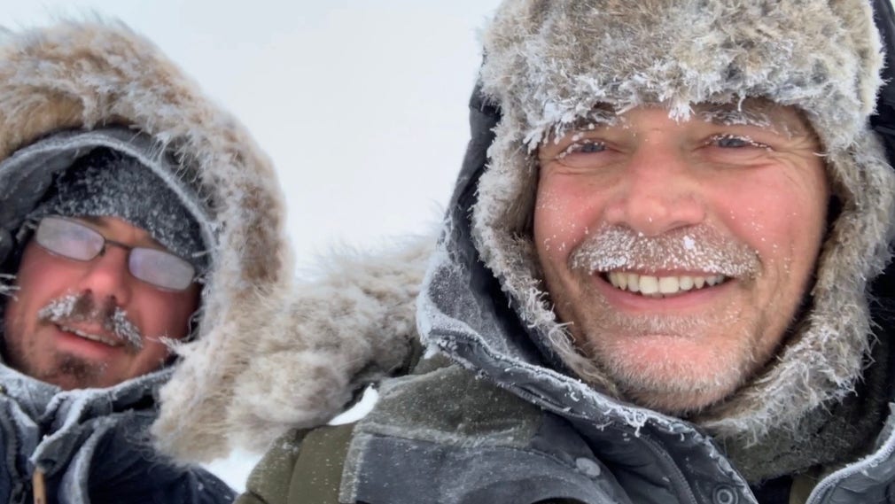 Under Andreas Liljegrens och Richard Holmgrens expedition i Uralbergen låg temperaturen nere i Auspijadalen kring -25°C dagtid och lite under -30°C nattetid.
