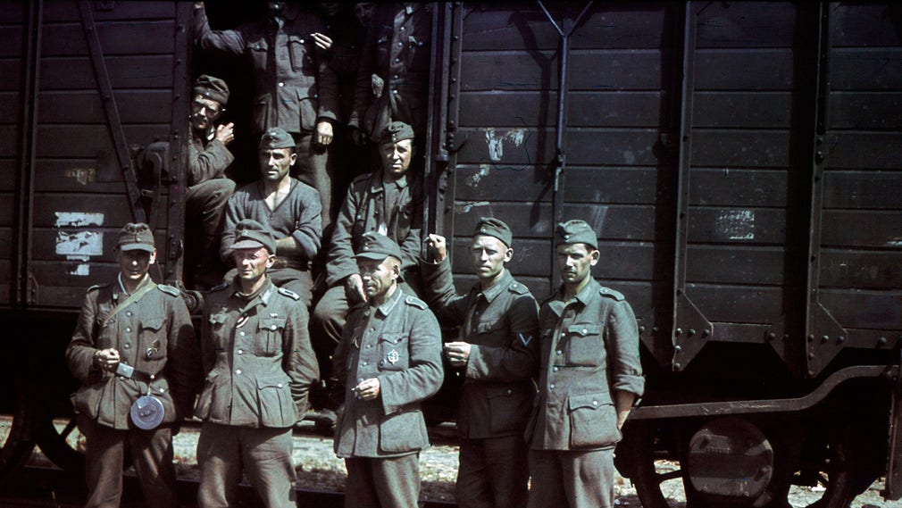 Tyska soldater i Ryssland 1944.
