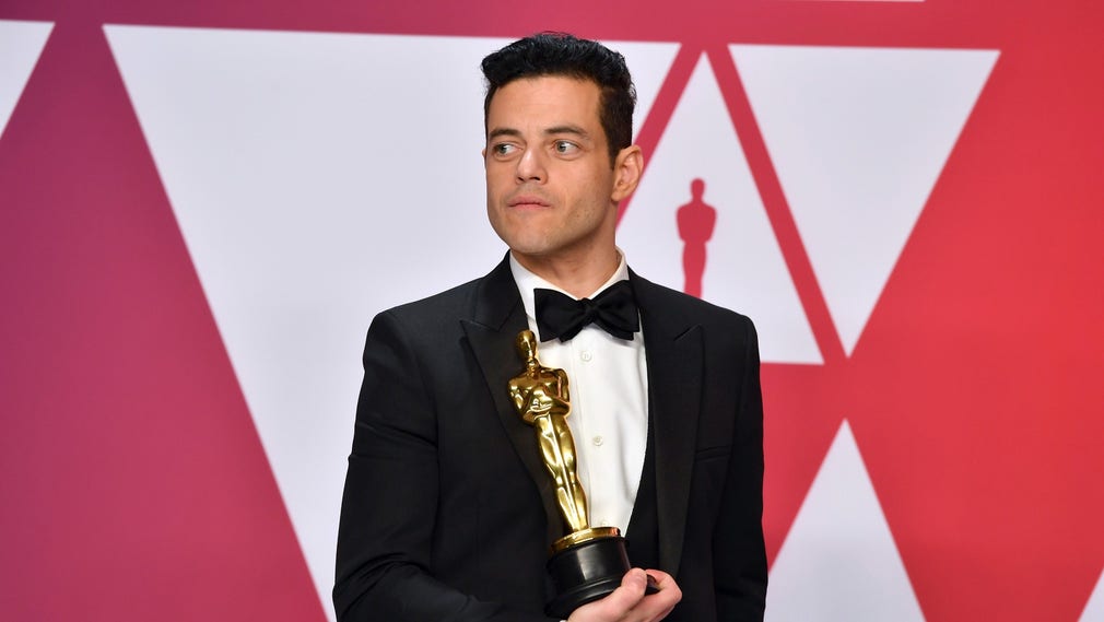 Rami Malek tog emot en Oscar för bästa huvudroll på årets Oscargala.