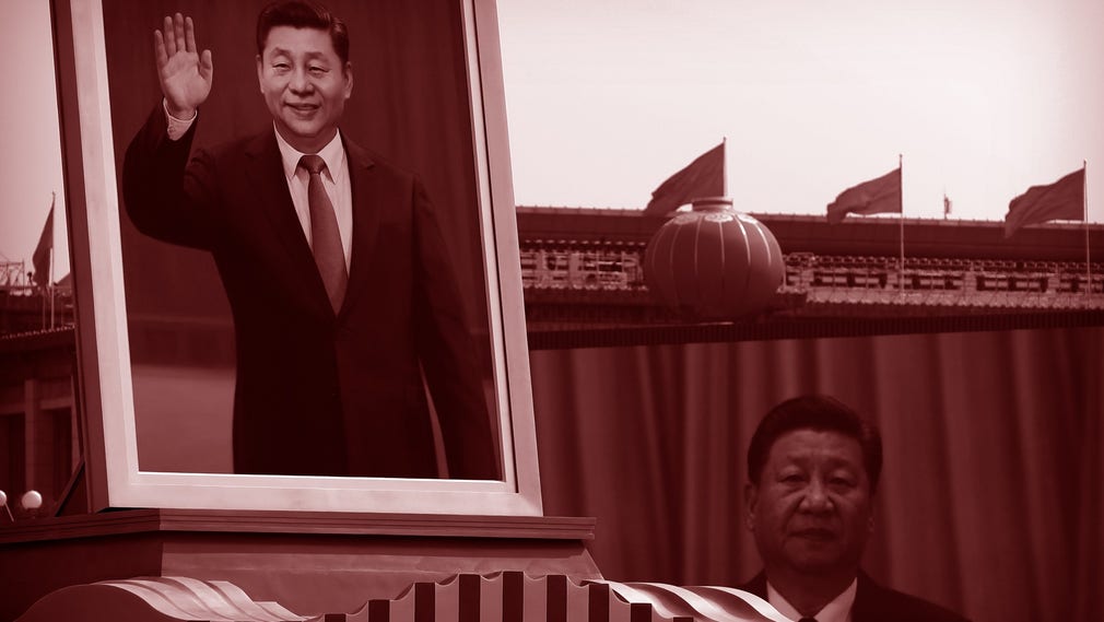 Allestädes närvarande: Xi Jinping.