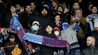 Barcelona–Napoli kommer att spelas inför tomma läktare.