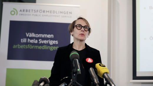 Arbetsförmedlingens analyschef Annika Sundén.