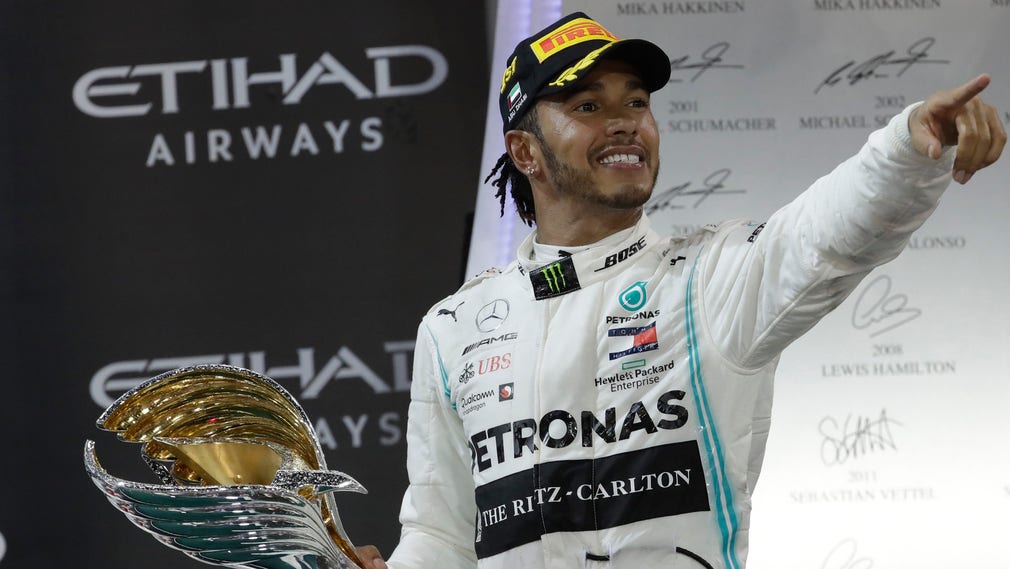 Lewis Hamilton och hans F1-kollegor kan få köra dubbla lopp på Silverstone den här säsongen. Arkivbild.