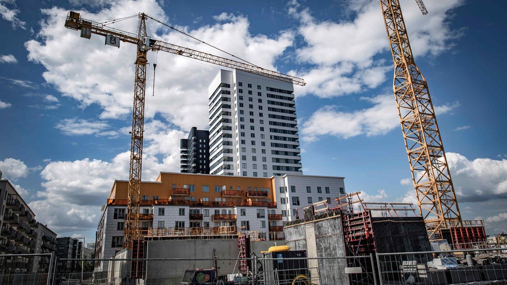 Byggtakten avtar i Stockholm visar stadens rapport för januari–april 2020.