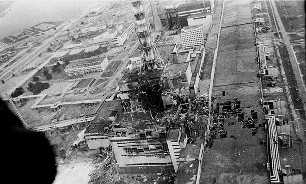 Maj 1986, en månad efter kärnkraftsolyckan i Tjernobyl.