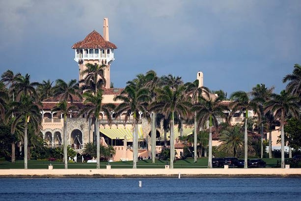 Trumps egendom Mar-a-Lago i Florida.