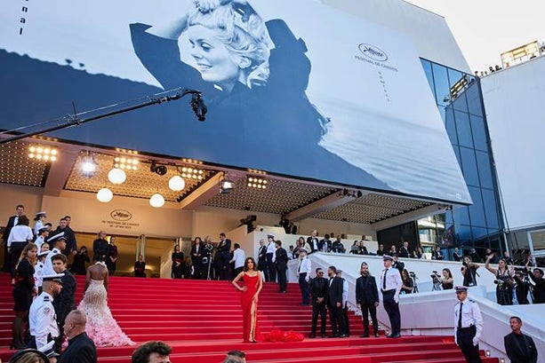 Visning av filmen "Elmental" under filmfestivalen i Cannes förra året.