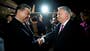 Kinas president Xi Jinping och Ungerns premiärminister Viktor Orban.