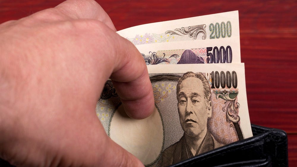 Svagaste yen-kursen på decennier