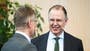 LKAB:s nya ordförande Anders Borg i samtal med vd Jan Moström.