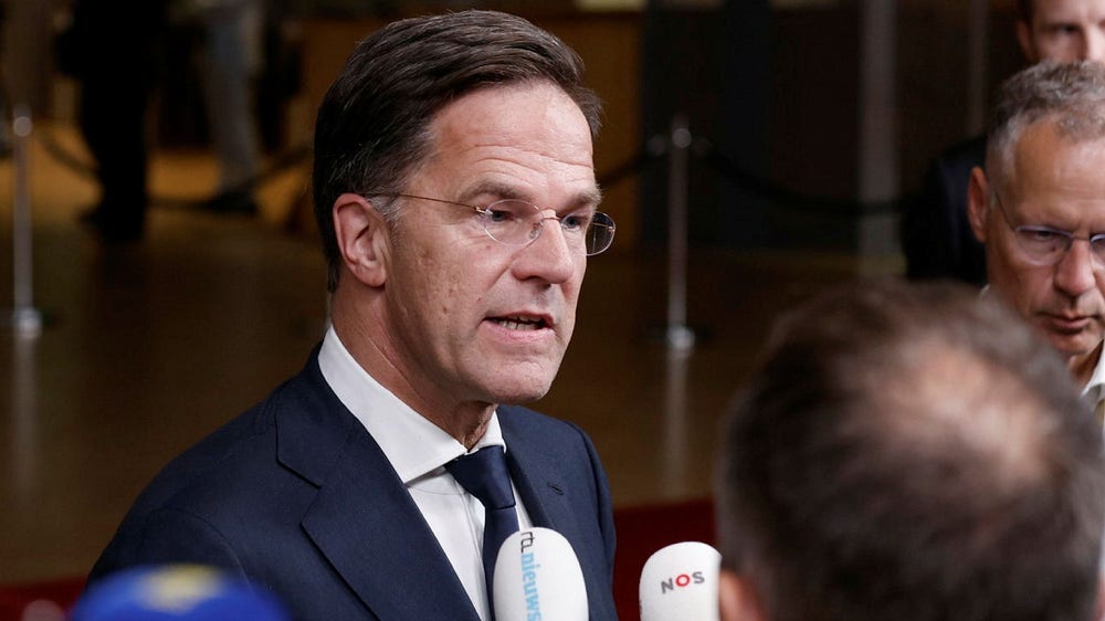 Mark Rutte nu ensam kandidat till Natochefjobbet