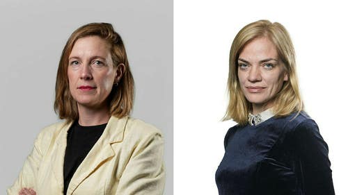 Monika Nilsson Lysell och Marianne Agazzi diskuterar kommande affärer i välkända svenska bolag.