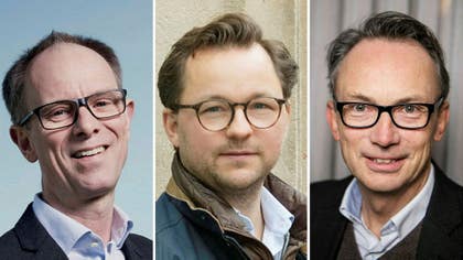 Tre svenska fondförvaltare som heter Johan: Johan Lannebo, Lannebo fonder, Johan Nilke, också Lannebo fonder, och Johan Thorén, Strand Kapital.
