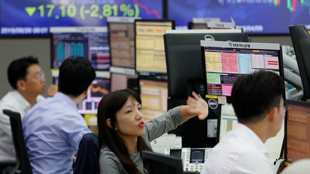 Morgonkoll: Nedåt på ledande börserna i Asien