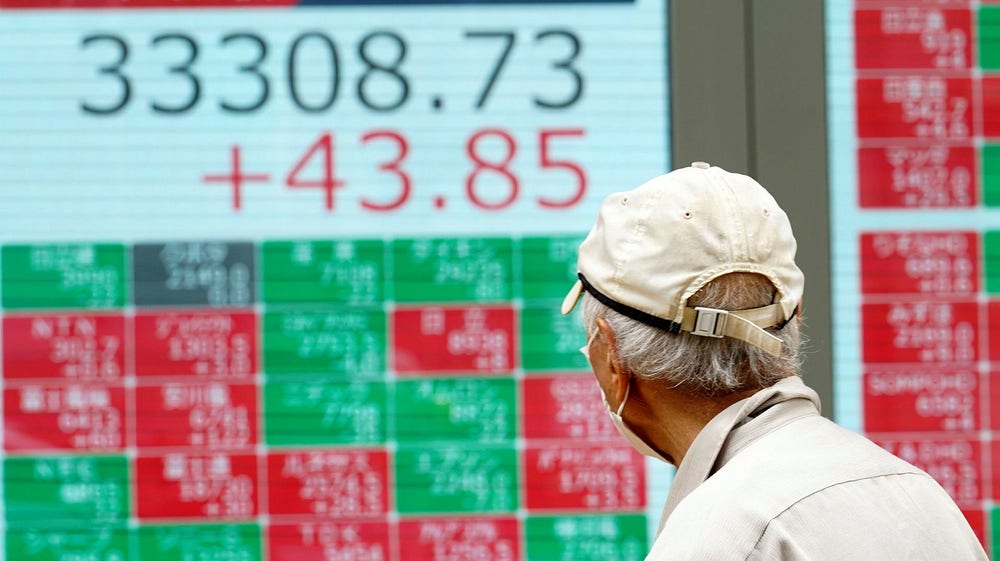 Uppåt på Asienbörserna – yenen försvagas ytterligare