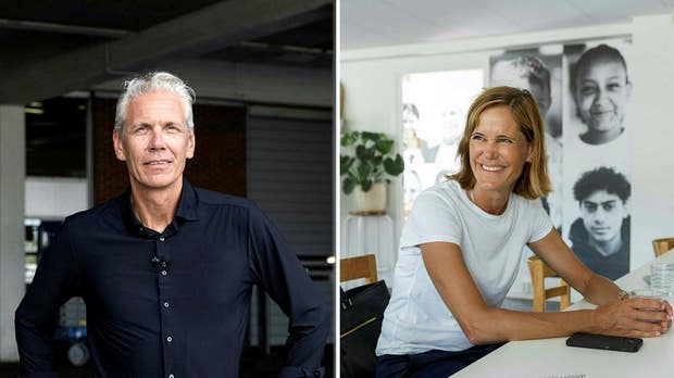 Volvo Cars affärsutvecklingschef Thomas Andersson och Cecilia Fasth, koncernchef för Stena Fastigheter.